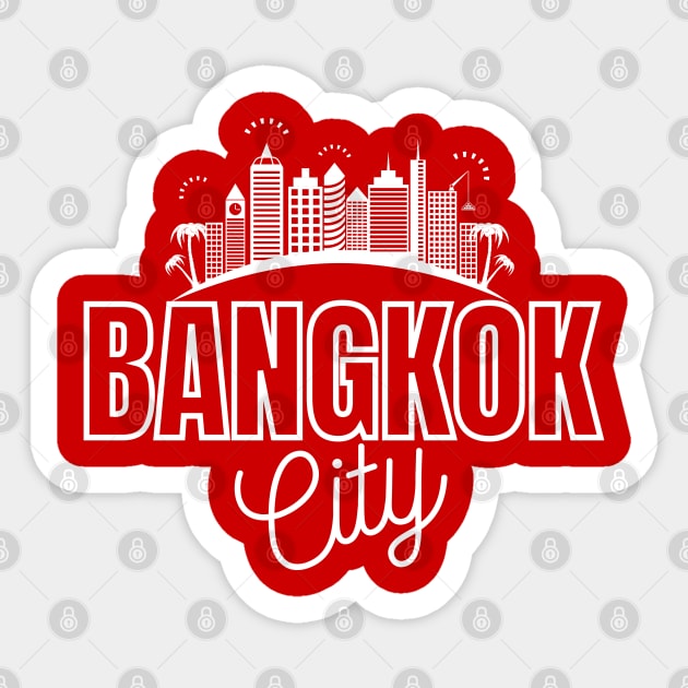 Bangkok City Thailand Sticker by Elysium Studio